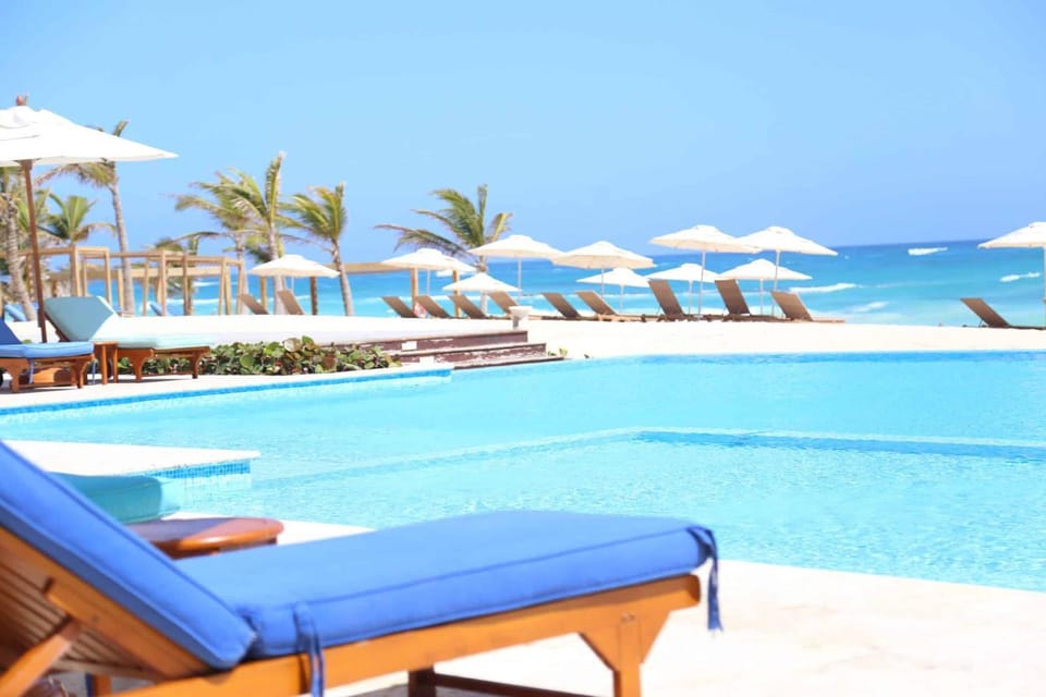 Beach, sunbed