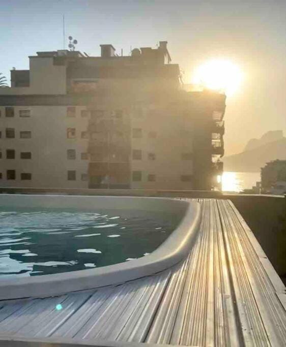 Day, Natural landscape, Pool view, Swimming pool, Sunset