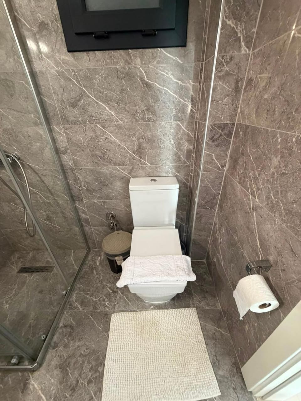 Shower, Toilet, Bathroom, towels