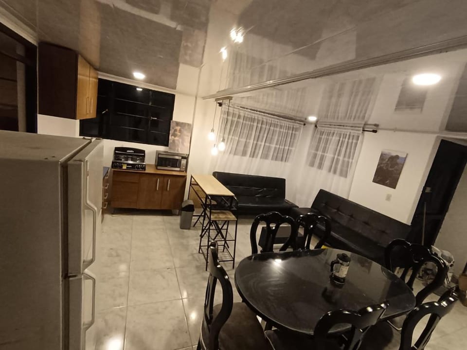 Kitchen or kitchenette, Living room, Dining area, oven