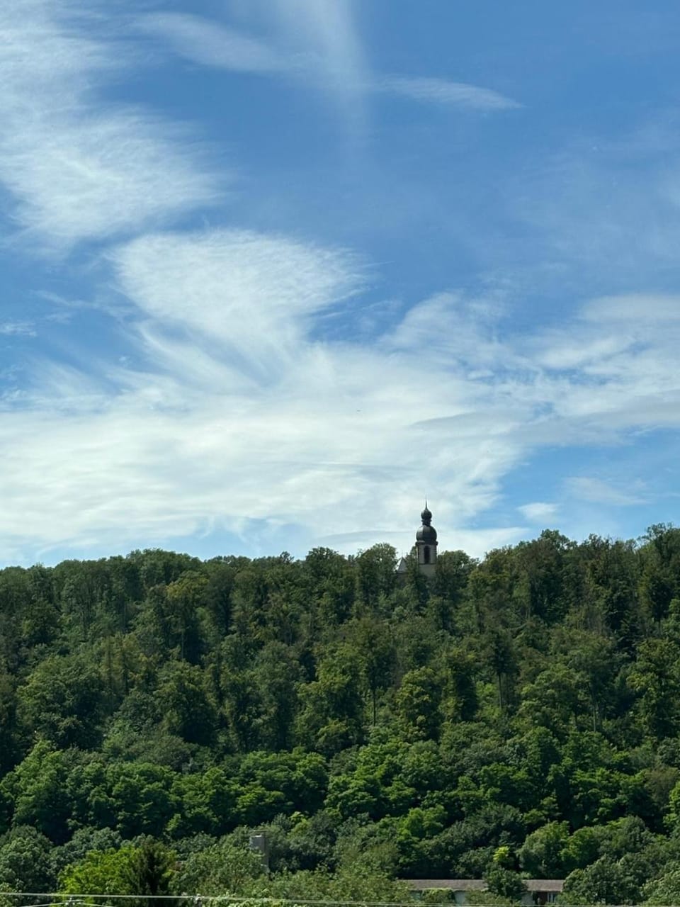Blick zur Bergkirche Apartment in Baden-Württemberg