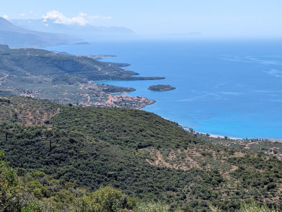 Natural landscape, Bird's eye view, Mountain view, Sea view