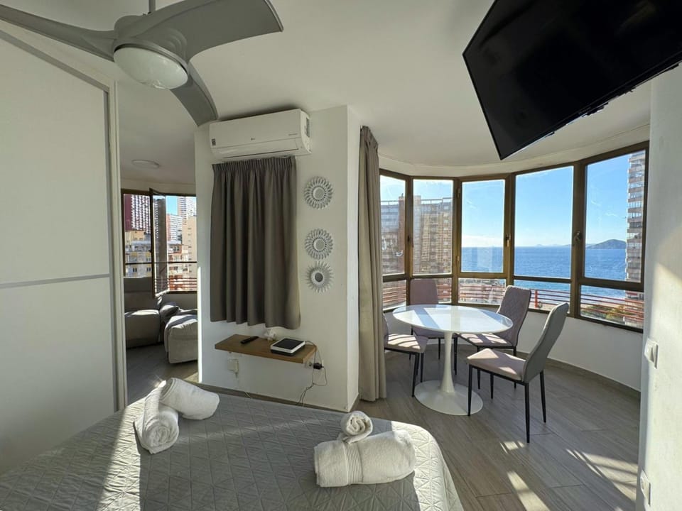 Seating area, Dining area, Bedroom, Sea view