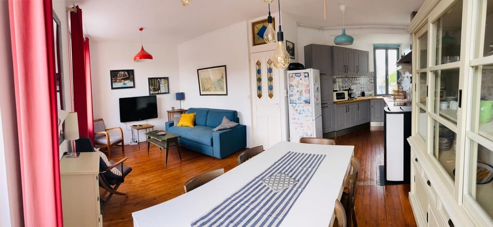 Charmant F3 duplex 60 M2 à 150m mer Apartment in Normandy