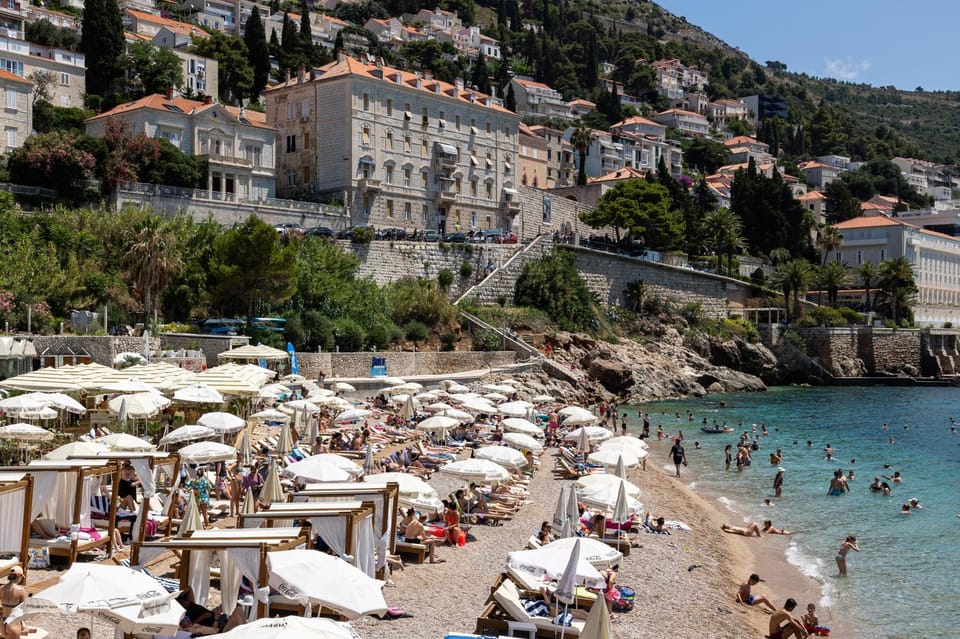 Beach, Sea view, sunbed