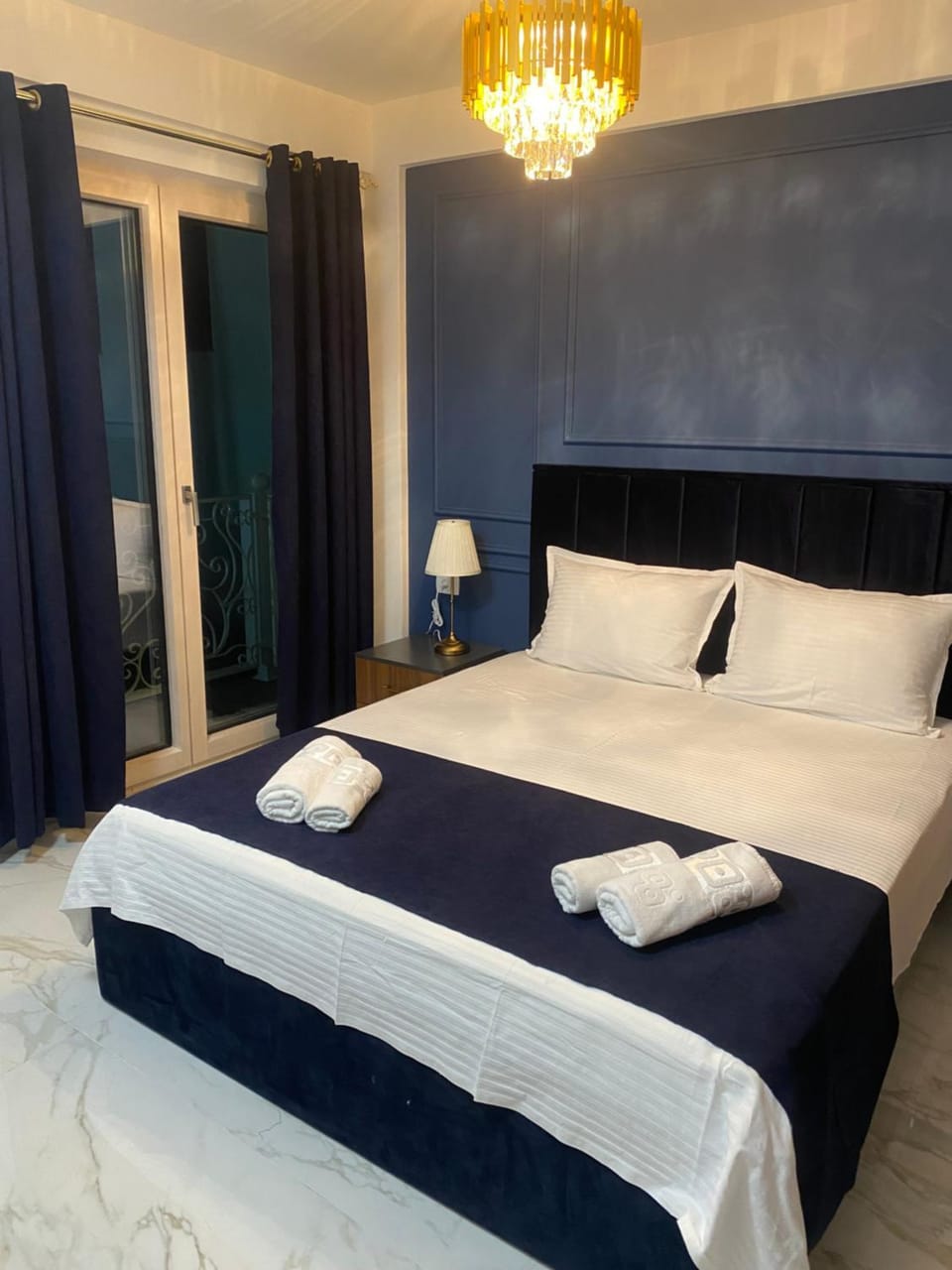 Bed, Photo of the whole room, Beach, Bedroom, towels