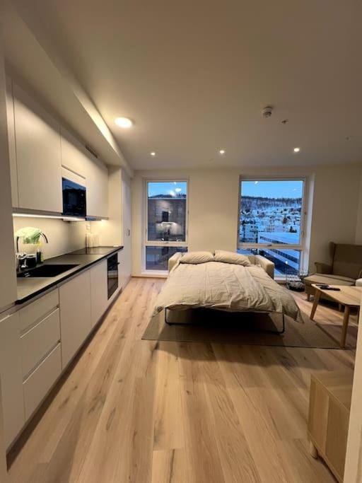 Bed, Kitchen or kitchenette