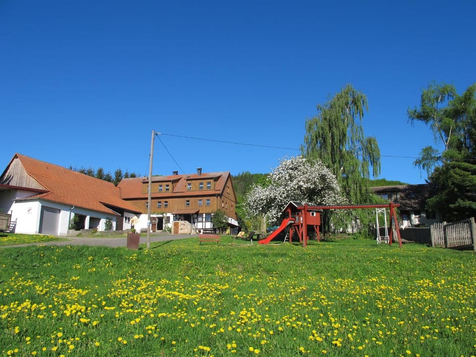 Property building, Spring, Day, Natural landscape, Garden, Garden view