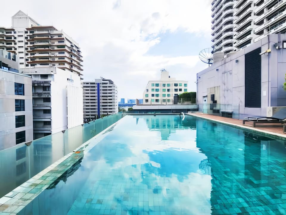 Property building, City view, Pool view, Swimming pool