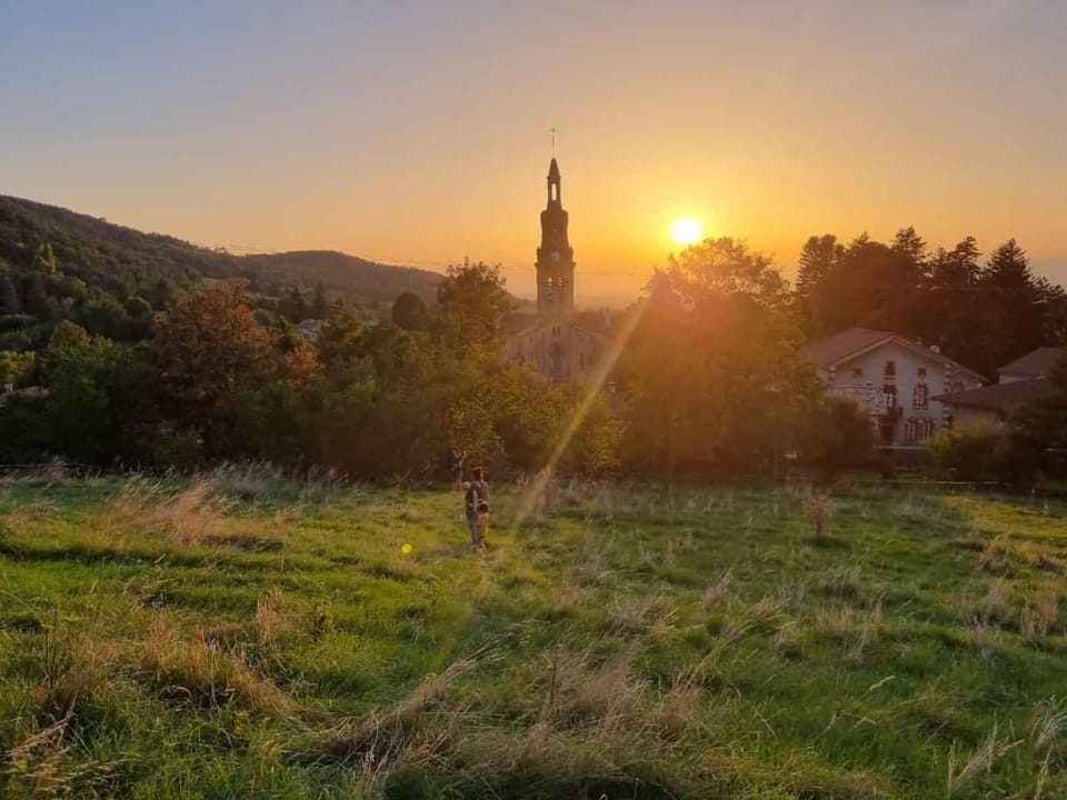 Garden, Sunset