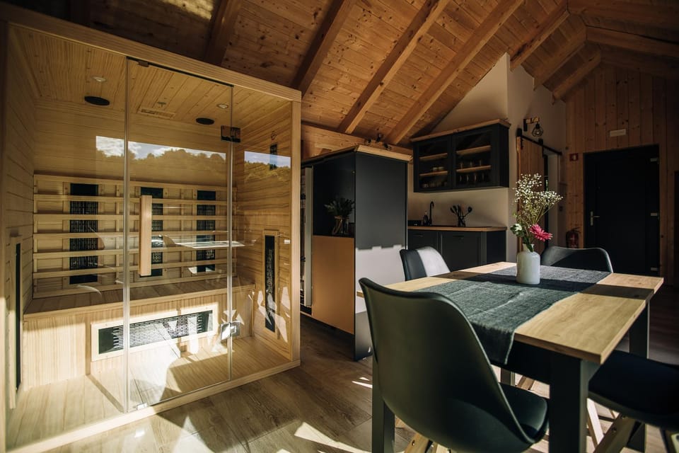 Sauna, Sauna, Dining area, kitchen