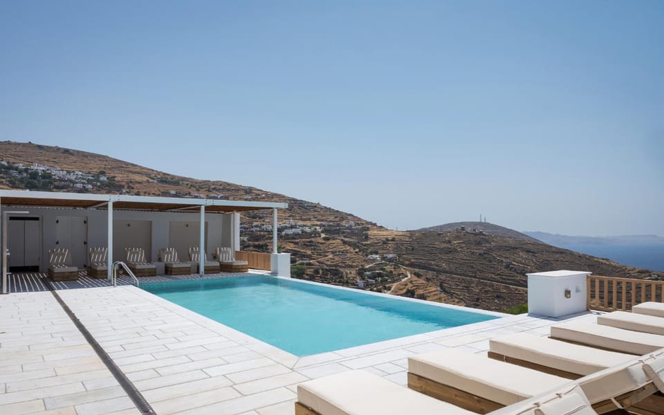 Patio, Day, Natural landscape, Mountain view, Pool view, Swimming pool
