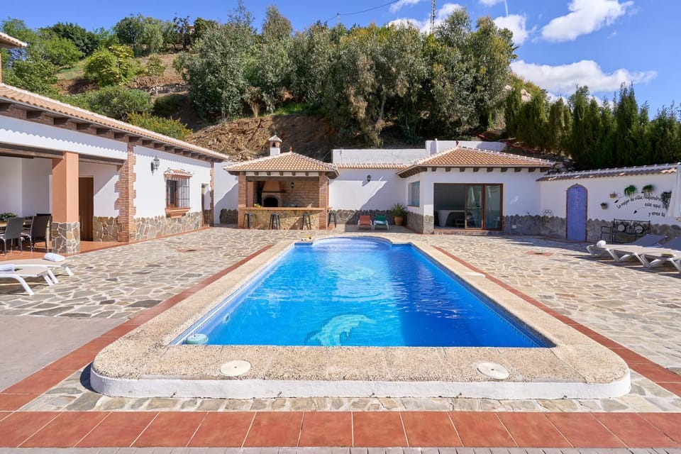 Property building, Living room, Swimming pool