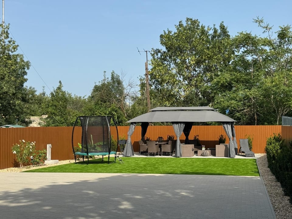 Property building, Natural landscape, Children play ground, Garden, Garden view