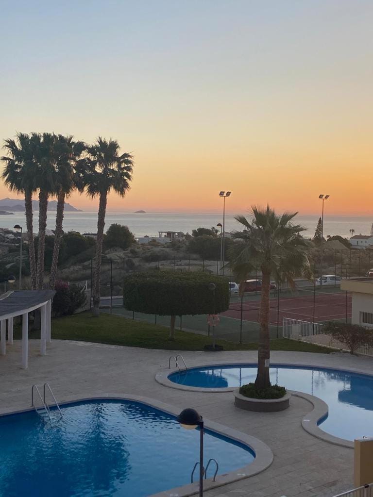 Sea view, Swimming pool, Sunset