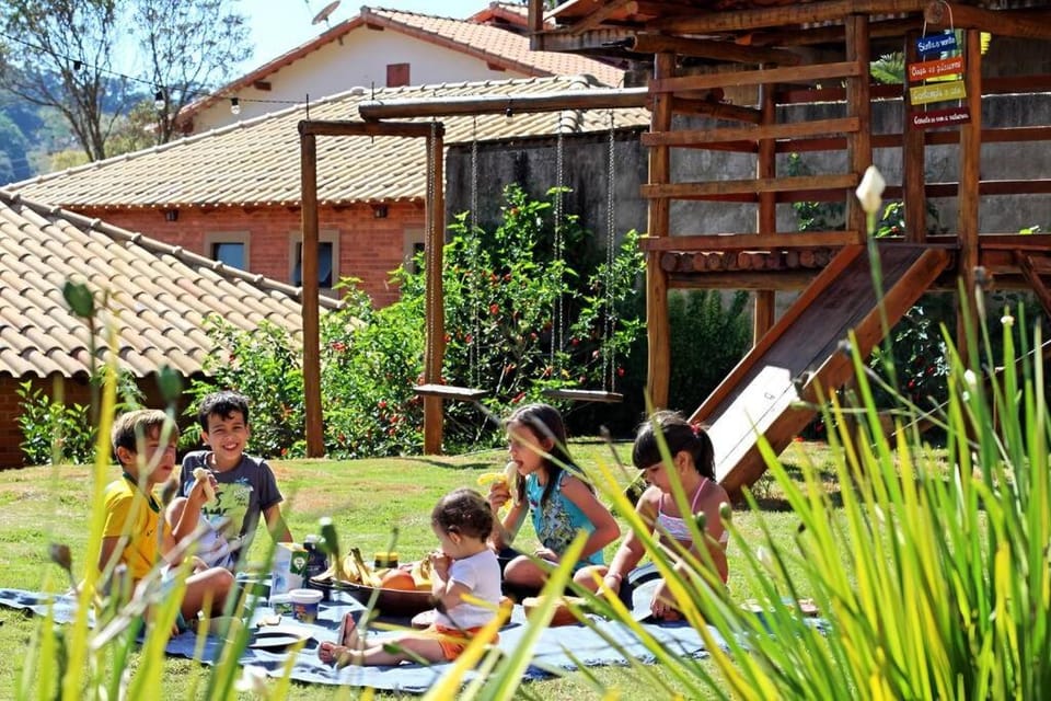 Natural landscape, Garden, Garden view, children, group of guests