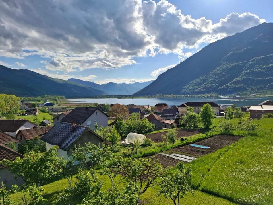 Natural landscape, Lake view, Mountain view