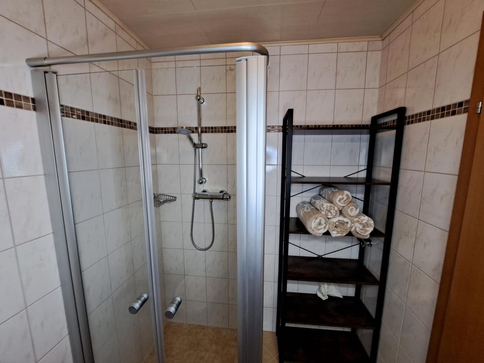 Shower, Bathroom, towels
