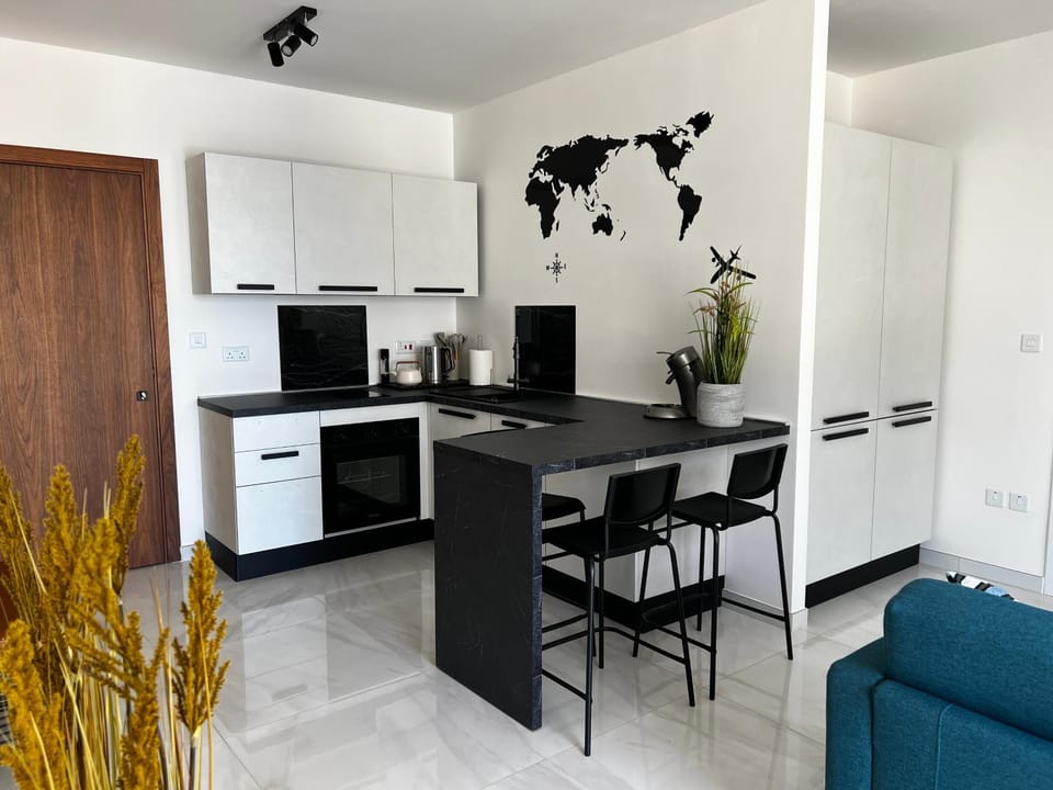 Dining area, stove, kitchen