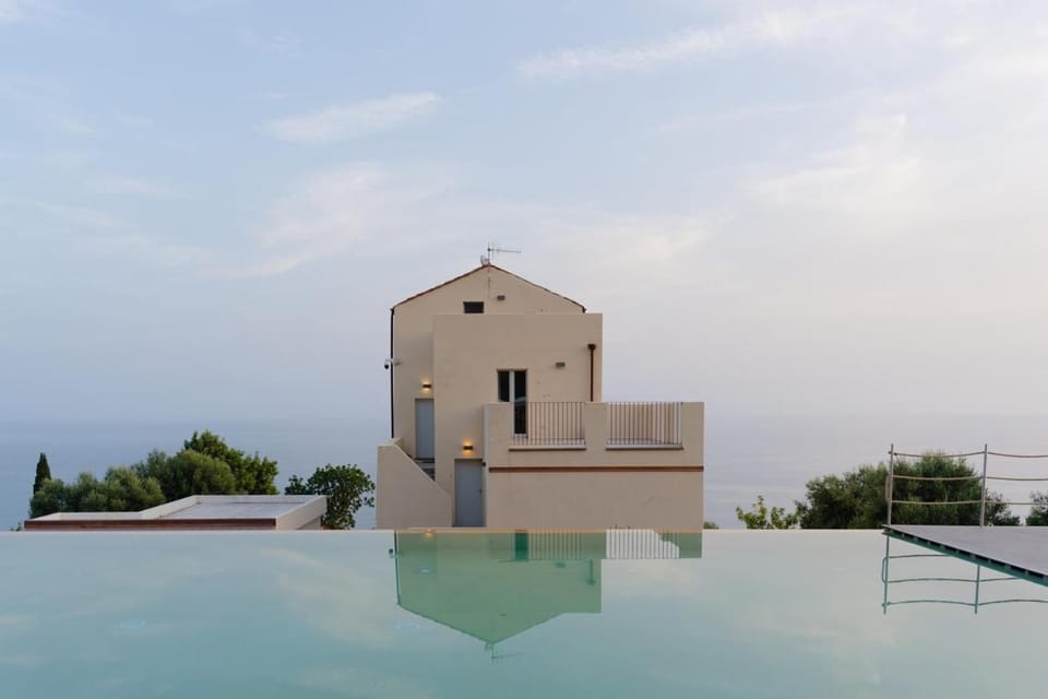 Property building, Pool view, Sea view, Swimming pool