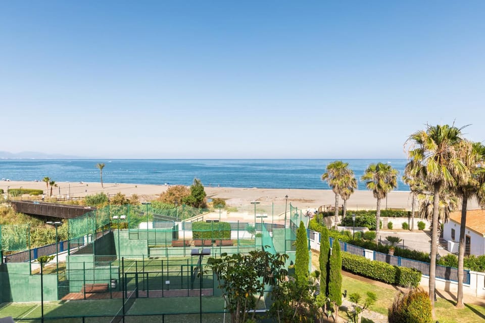 Beach, Tennis court, Sea view