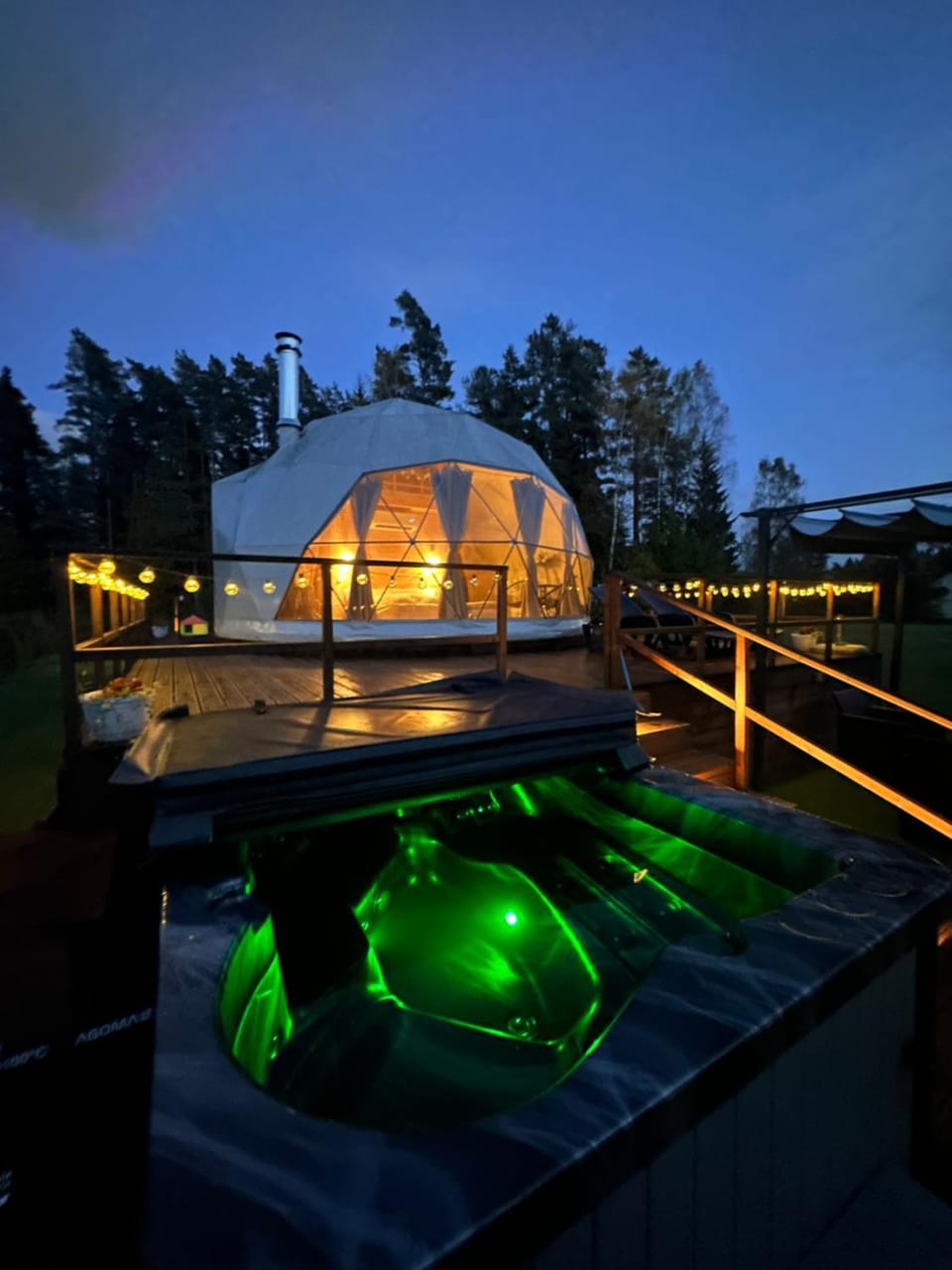 Grisli glempings Luxury tent in Estonia