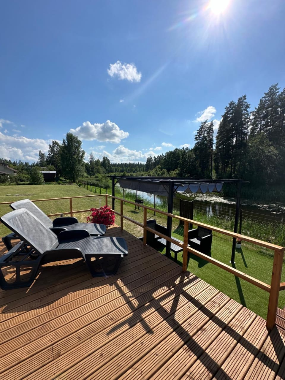 Grisli glempings Luxury tent in Latvia