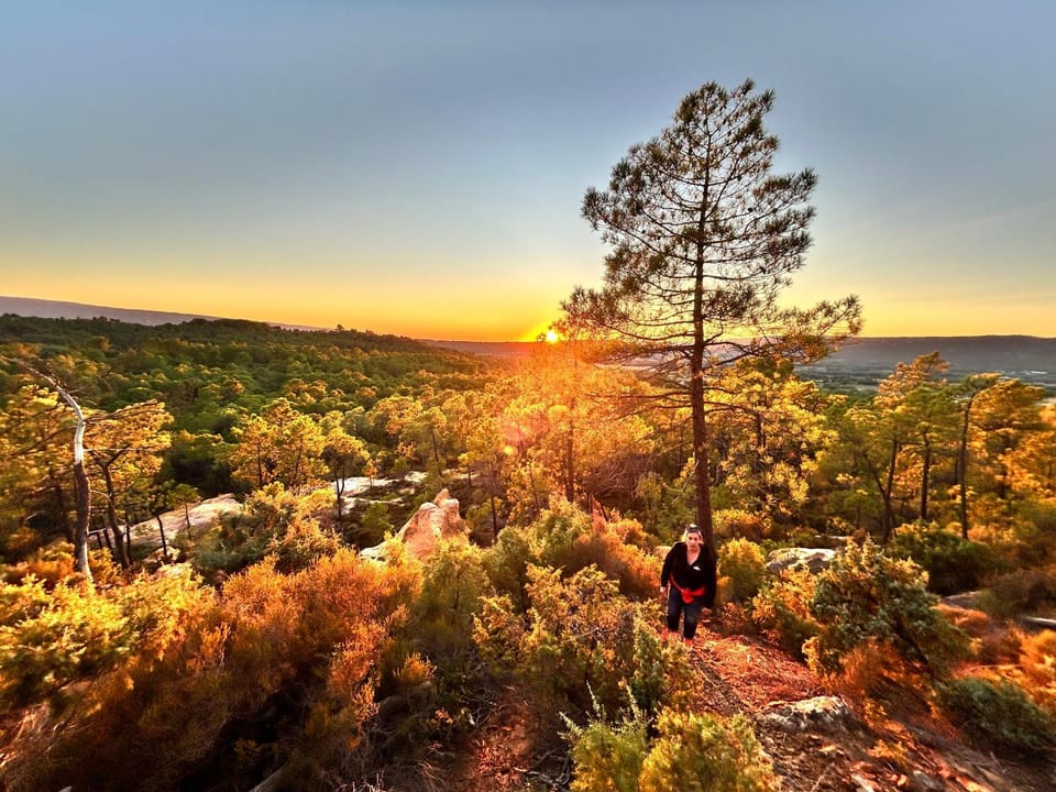 Nearby landmark, Natural landscape, Sunset