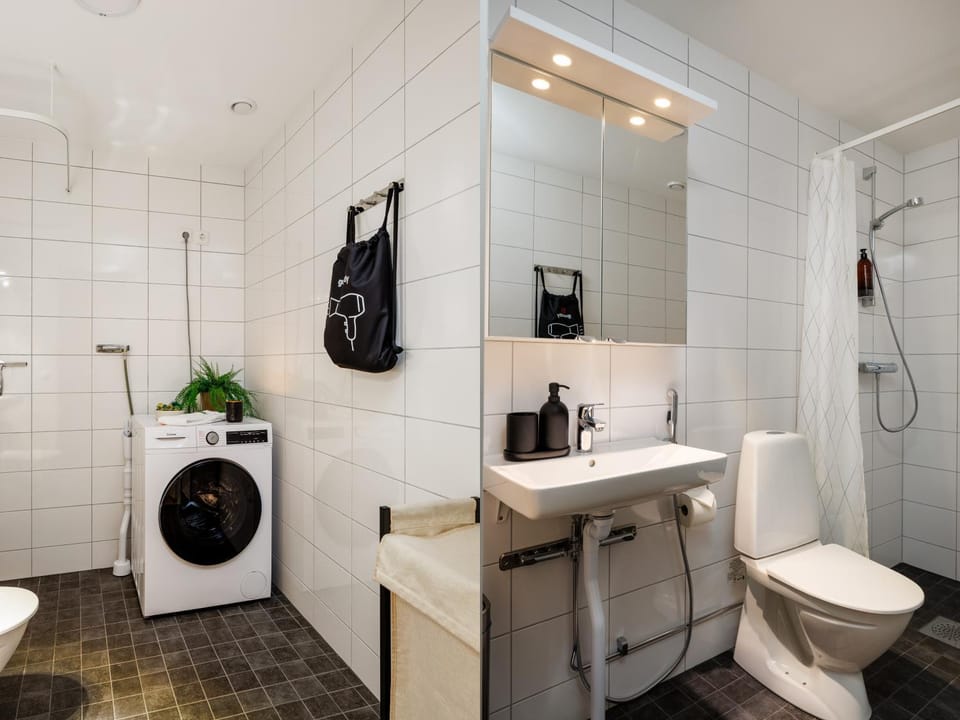 Toilet, Bathroom, washing machine