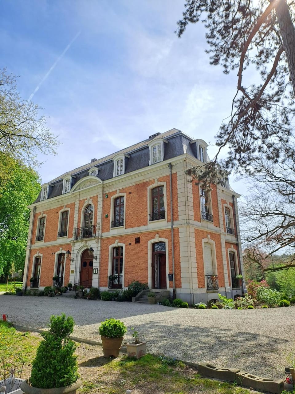 Property building, Garden view