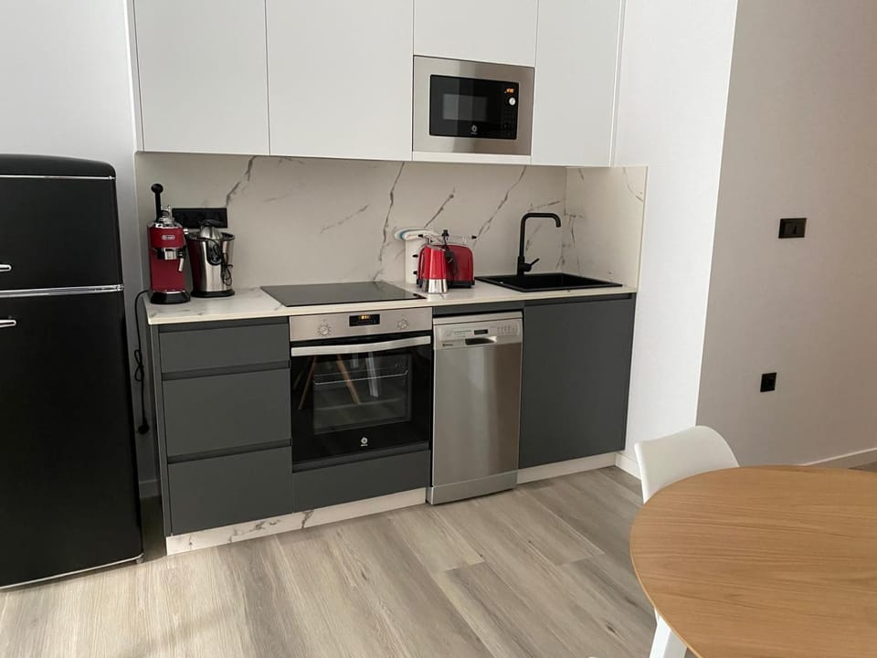 Kitchen or kitchenette, furniture