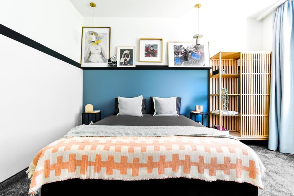 Bed, Photo of the whole room, Bedroom, wardrobe