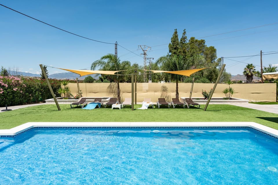 Pool view, Swimming pool, sunbed