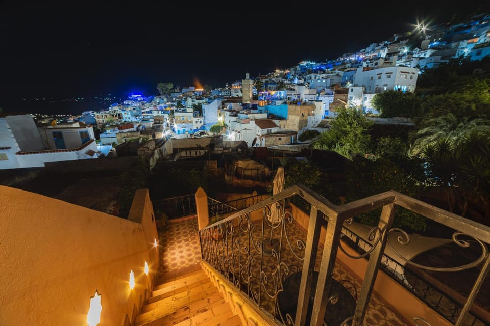 Night, City view, Location