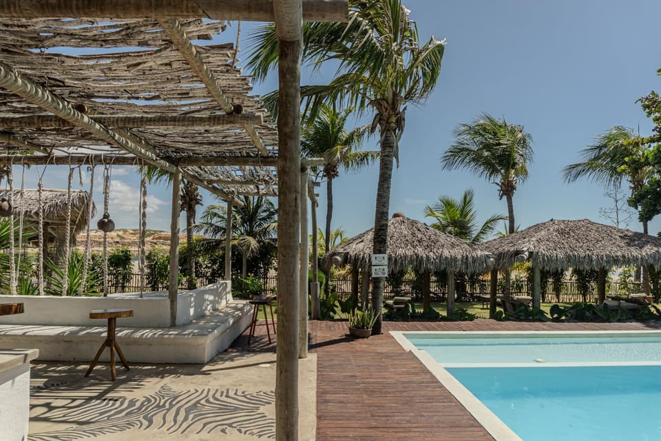 Day, Pool view, sunbed