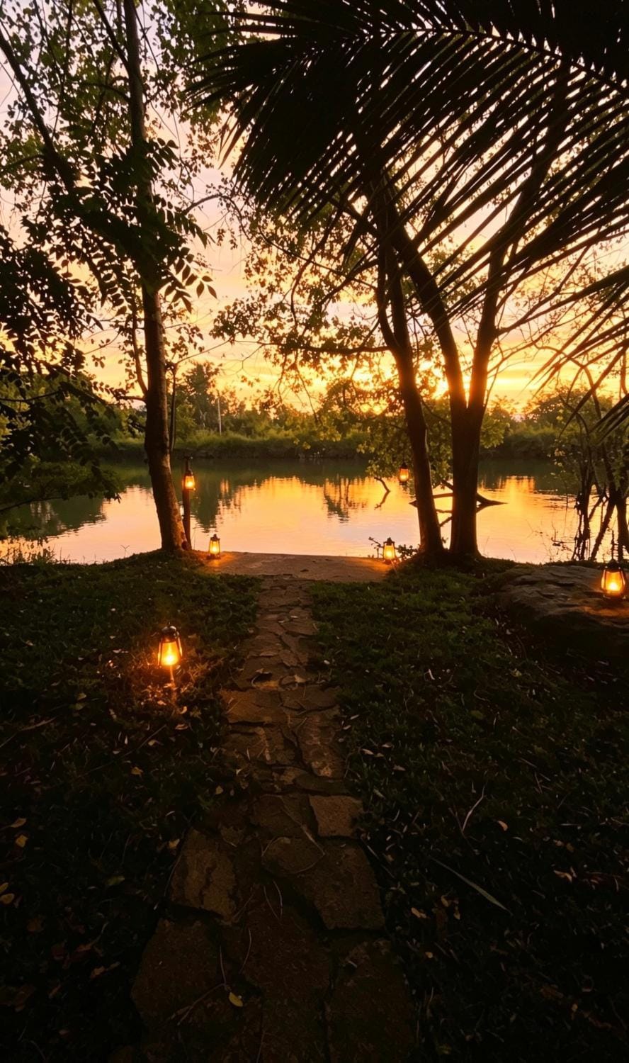River view, Sunrise