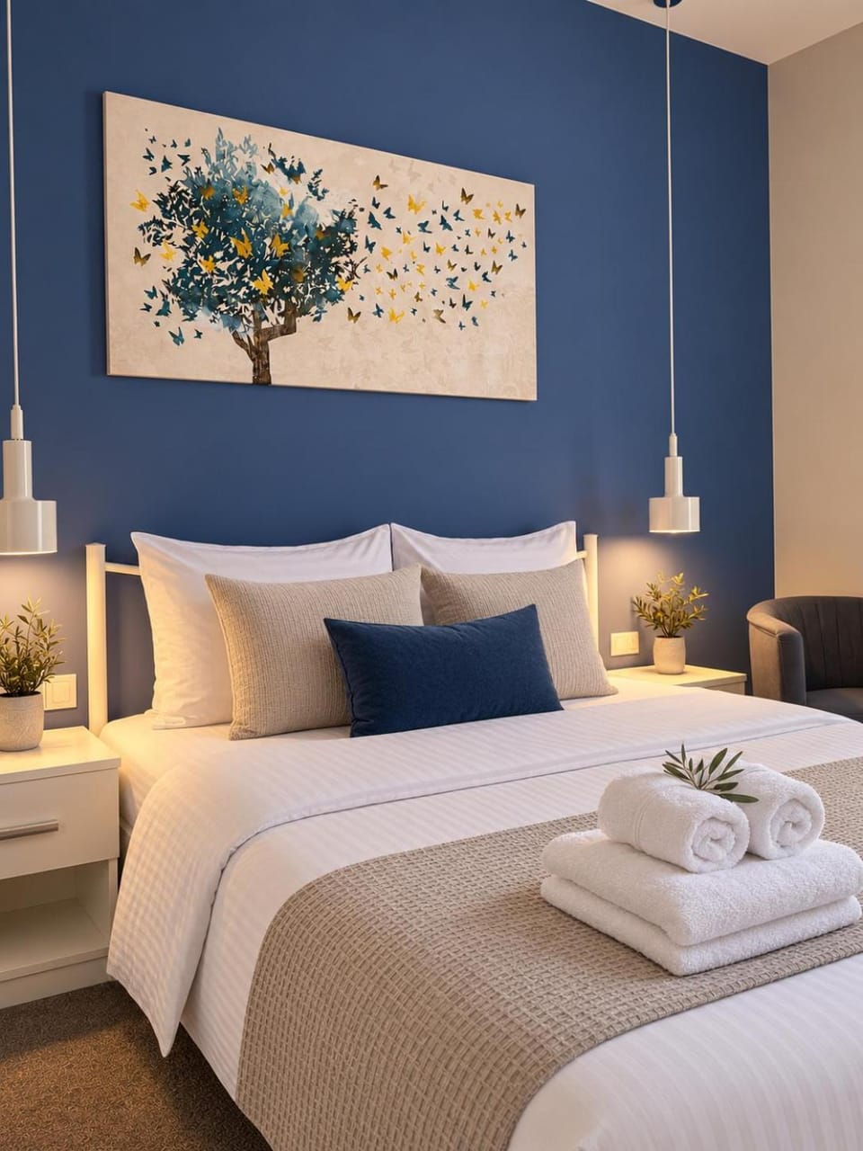 Bed, Bedroom