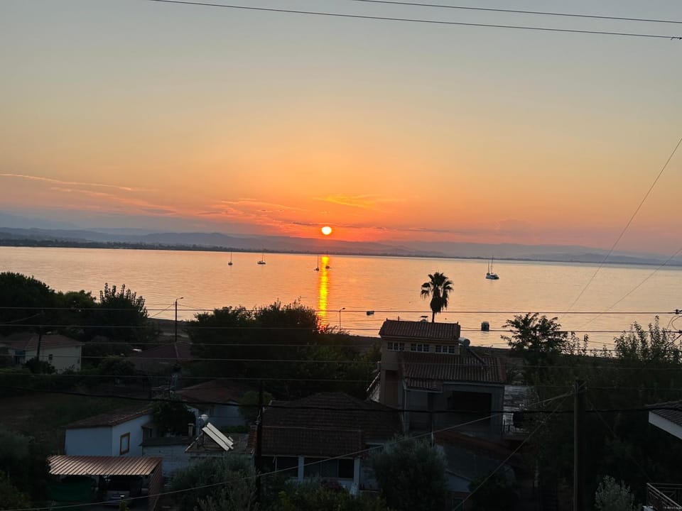 Natural landscape, Sea view, Sunset