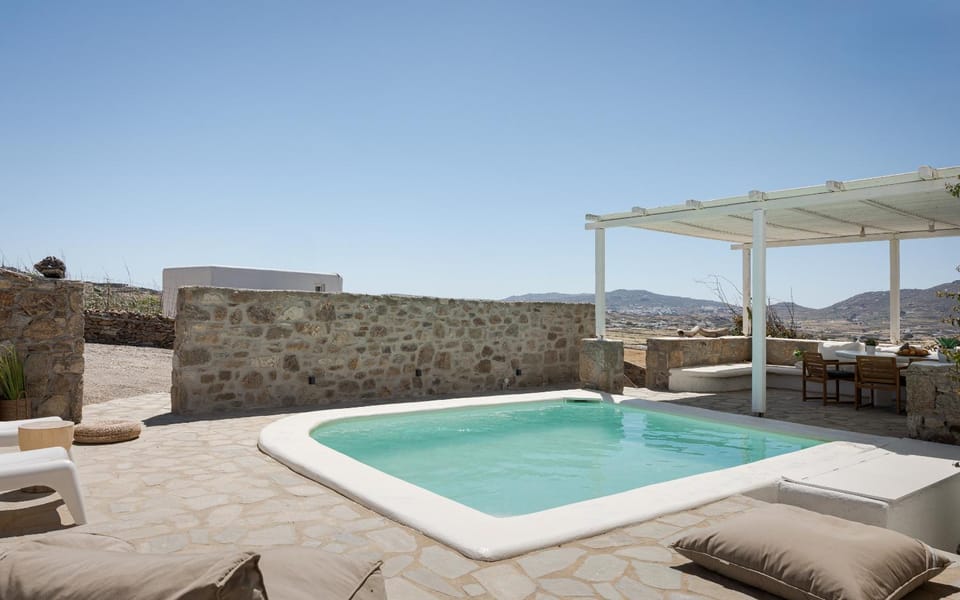Patio, Day, Natural landscape, Mountain view, Pool view, Swimming pool, sunbed