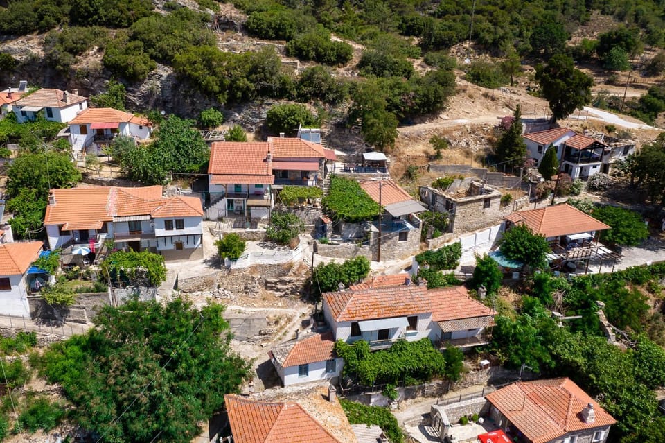 Mountain Stone Rooms House in Thasos