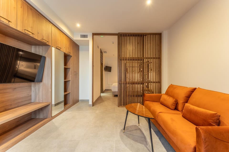 TV and multimedia, Living room, Seating area, wardrobe