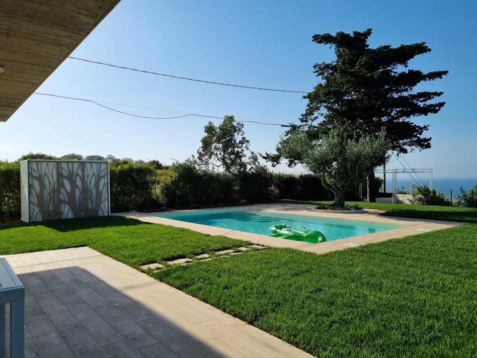 Natural landscape, Garden, Pool view, Swimming pool