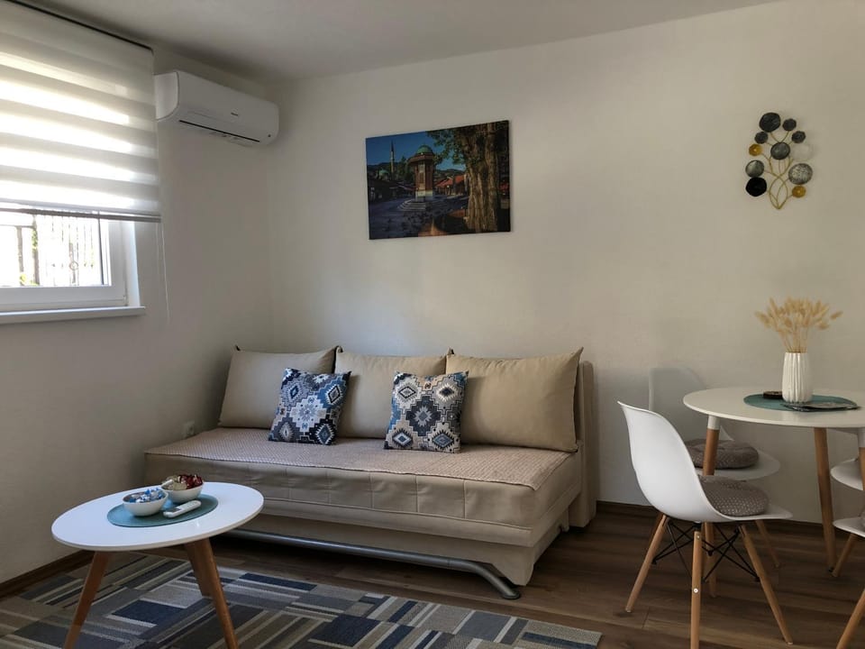 Living room, Seating area, air conditioner