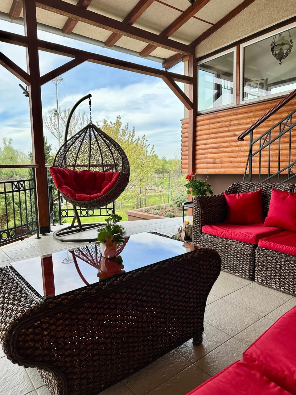 Garden, View (from property/room), Balcony/Terrace, Seating area, Garden view
