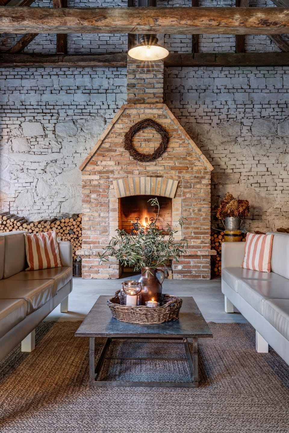 Balcony/Terrace, fireplace