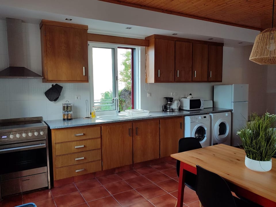 Coffee/tea facilities, Kitchen or kitchenette, minibar, stove, toaster, washing machine, dryer