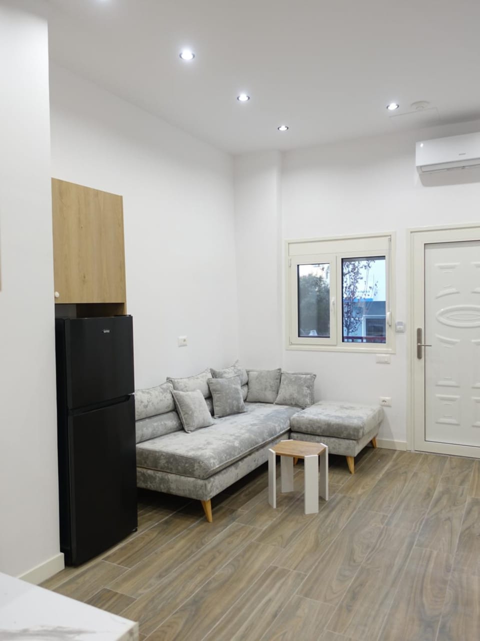 Living room, Communal kitchen, air conditioner