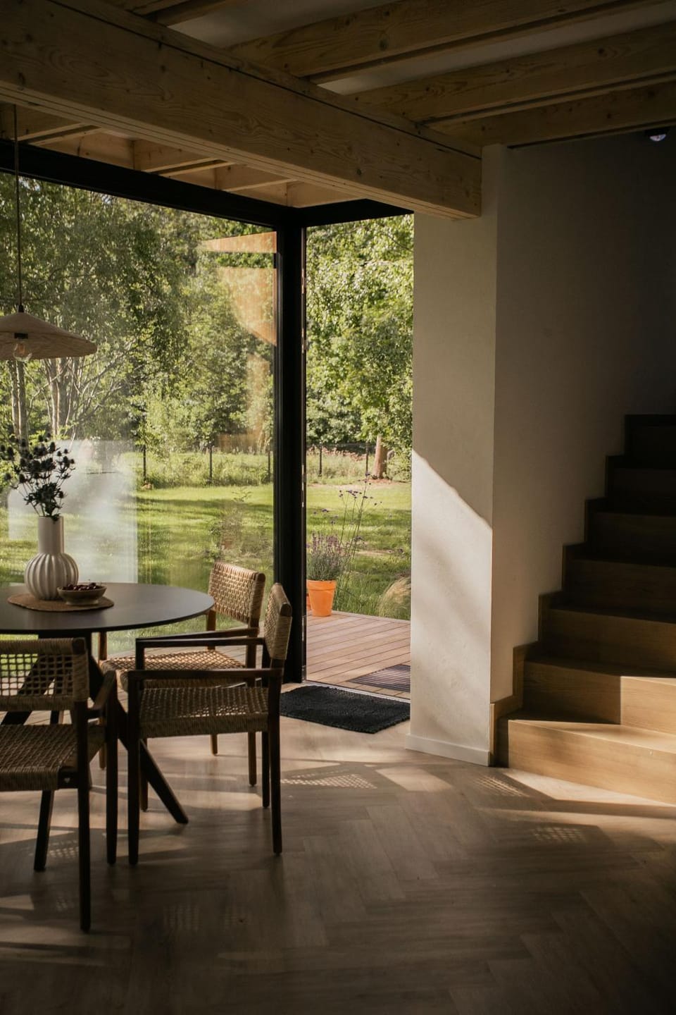 Balcony/Terrace, Dining area, Garden view