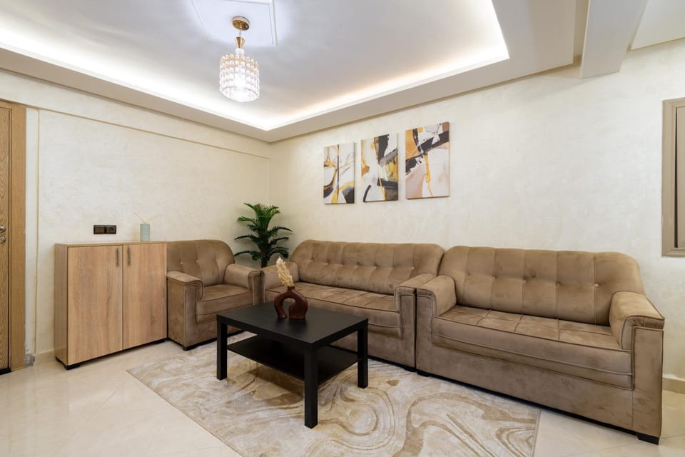 Cozy appartement à Gueliz juste les familles Apartment in Marrakesh
