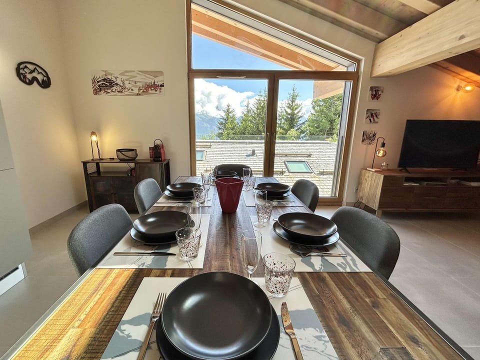 Appartement 3 pièces, 4/6 couchages à Combloux avec parking - FR-1-597-178 Apartment in Combloux